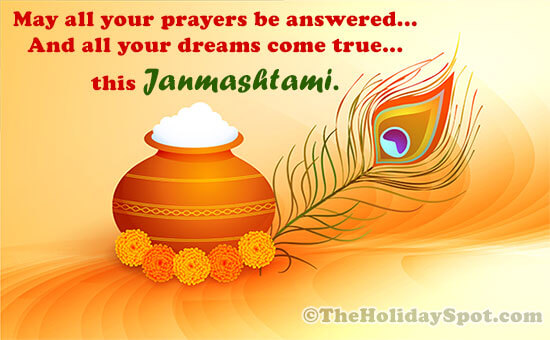 Shri Krishna Janmashtami Message