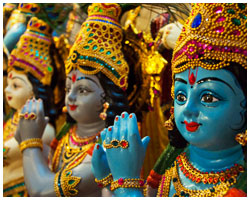 Idols of Krishna