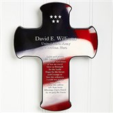 Soldier's Prayer Personalized Cross