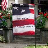 American Flag Personalized Garden Flag