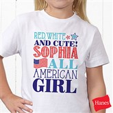 Red, White and Blue Personalized Hanes® Youth T-Shirt