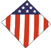 diamond shaped Flag napkin