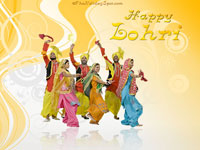 Lohri Wallpaper - Celebrate a bounteous harvest...