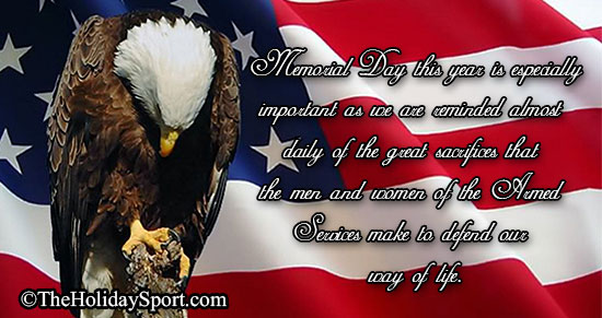 Memorial Day Quotation - Memorial Day this year is especially important