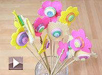 Mother's Day Button Bouquet