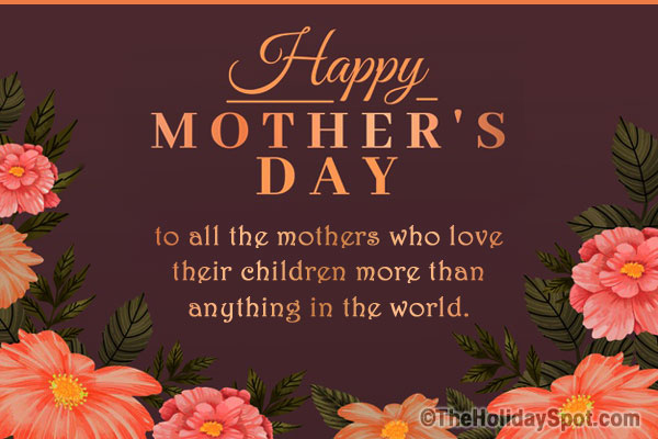 WhatsApp and Facebook greeting card with the wishes of Happy Mother's Day to all the mothers