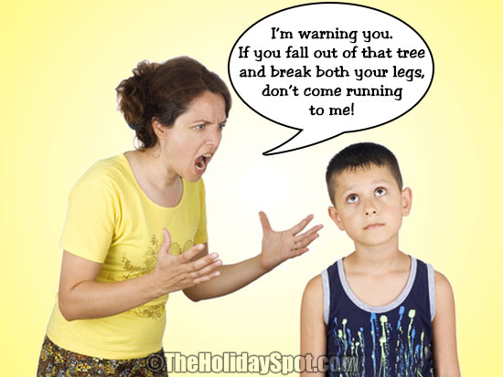 Mother's Day Jokes on an angry mom