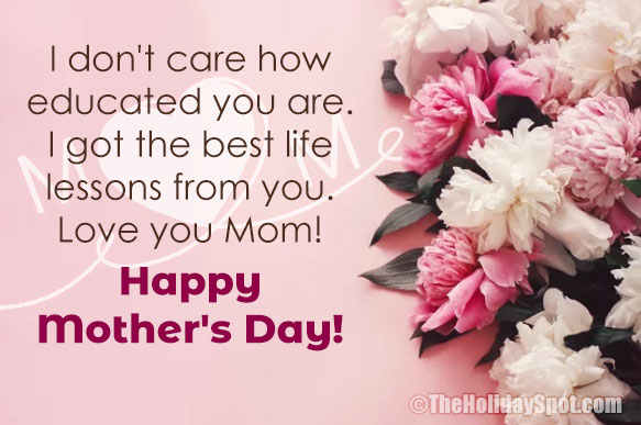 Free Mother's Day message or sms for WhatsApp and Facebook