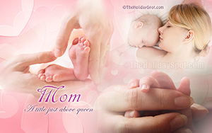 HD Wallpaper - Mother showing her bonding of love for child