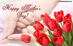 Mother's Care for her child - mother's day wallpaper