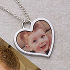 Heart Of Love Photo Heart Necklace