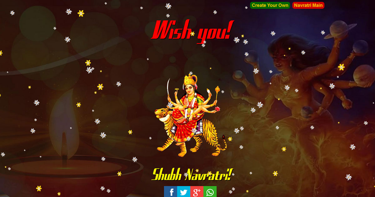Navratri Animated Wishes | Animated Greetings
