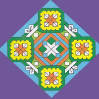Rangoli designs for Navratri