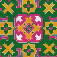 Colorful Navratri Rangoli designs