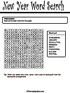 Click here for Black and White New Year Word Search