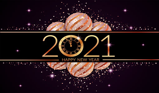 Animated Happy New Year 2021 Greeting for Whatsapp