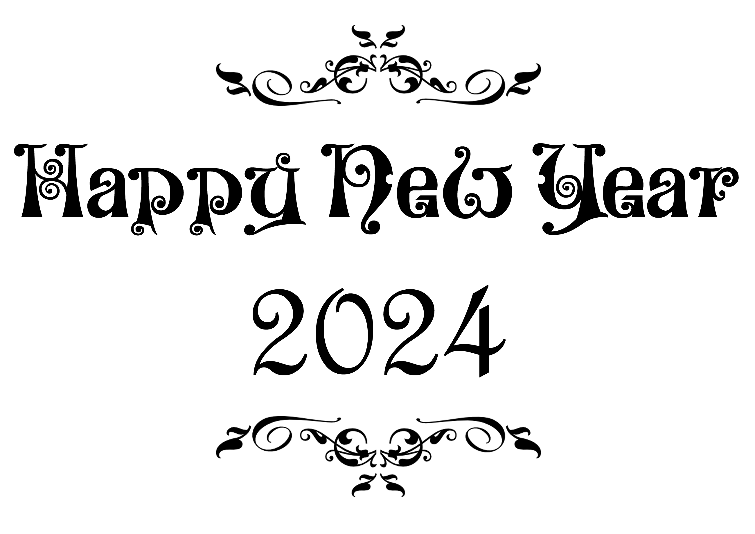 New Year Banners for 2024 Printables Banners for 2024