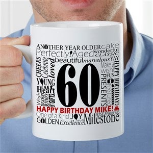 Another Year Has Gone By Personalized 30 oz. Oversized Coffee Mug