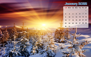 Calendar Wallpaper - January 2022