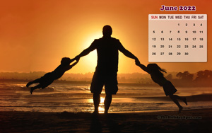 Beautiful Vintage Car Wallpaper with calendar for the month of June, 2022