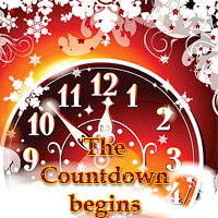 New Year count down message
