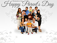 Screensaver themed with Parents' Day