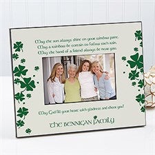 Irish Blessing Personalized Frame