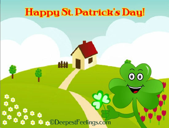 Happy St. Patrick's Day Video Card for family
