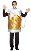 Beer mug adult costume
