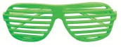 Neon Green Slot Adult Glasses