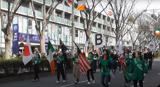 St. Patrick's Day Parade in Japan