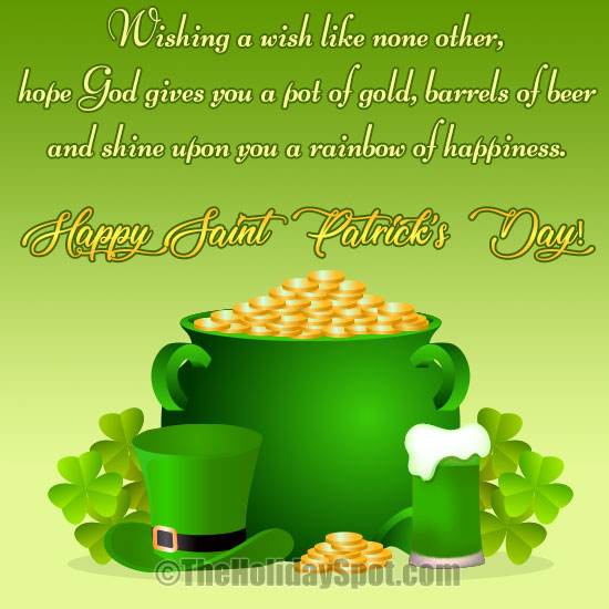 Happy Saint Patrick's Day image for WhatsApp