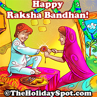 Raksha Bandhan card for Facebook