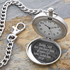Herrington© Engraved Silver Pocket Watch