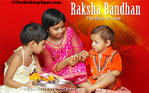 High Quality desktop illustration of sister tying rakhi on her brother hand on the occassion of Raksha Bandhan