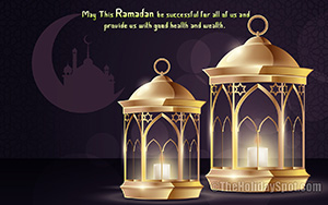 HD Ramadan wallpaper with beautiful wishes