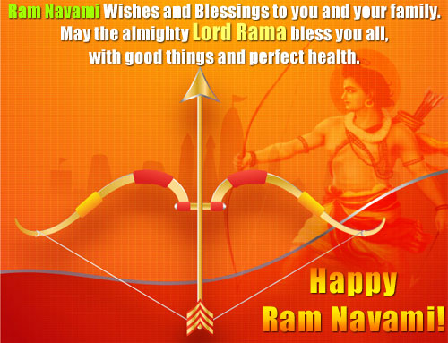 Happy Ram Navami Greetings for WhatsApp