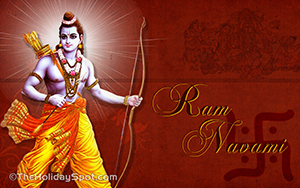 High Quality desktop illustration of Lord Rama