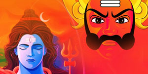 Ravana And Shiva in hindi