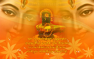 Shiva Wallpaper with Maha Mrityunjaya Mantra