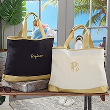Embroidered Cabana Tote Bags