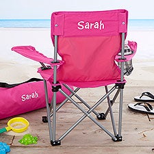 Toddler Personalized Pink Folding Camp Chair