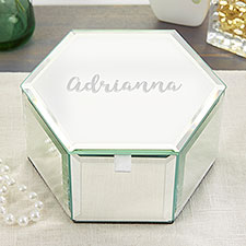 Classic Celebrations Personalized Mirrored Jewelry Box