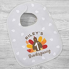First Thanksgiving Personalized Baby Bib