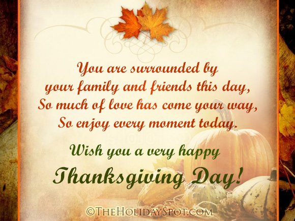 wish you a very happy Thanksgiving Day!