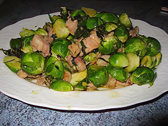 Brussels Sprouts With Mustard Sauce