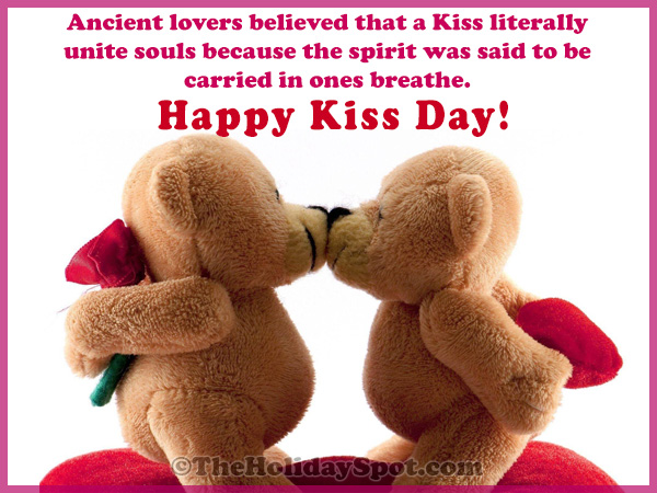 Kiss Day wishes Card