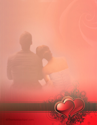 Valentine's Day Couple letterhead