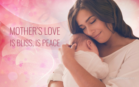 Adorn your desktop or your mobile background with this beautiful HD wallpaper themed with Mother's Day.