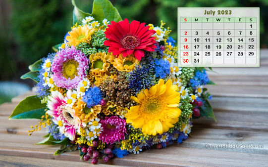 Download HD July 2023 Calendar wallpaper and set it as your desktop or mobile phone background.